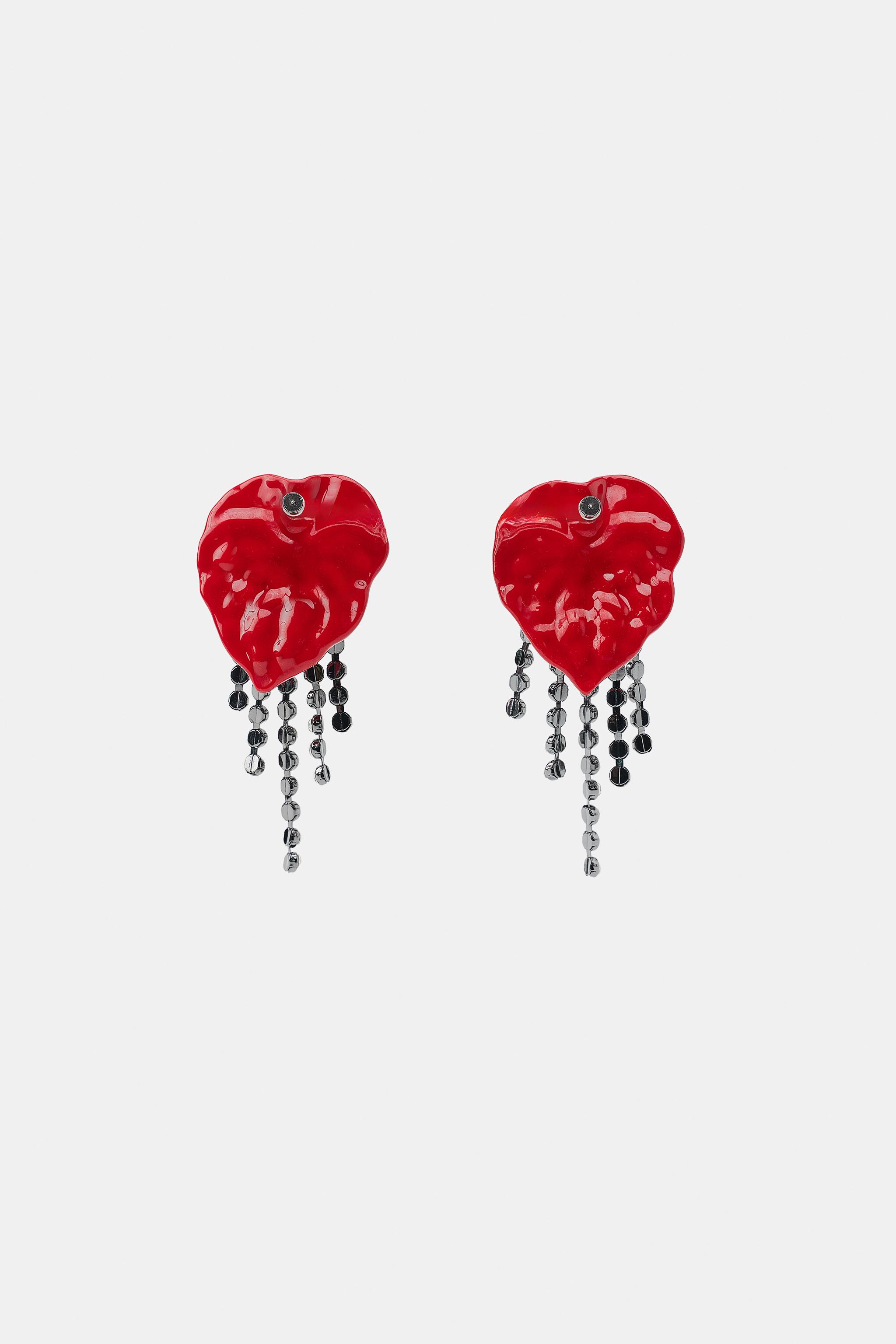 SPARKLY FLOWER EARRINGS