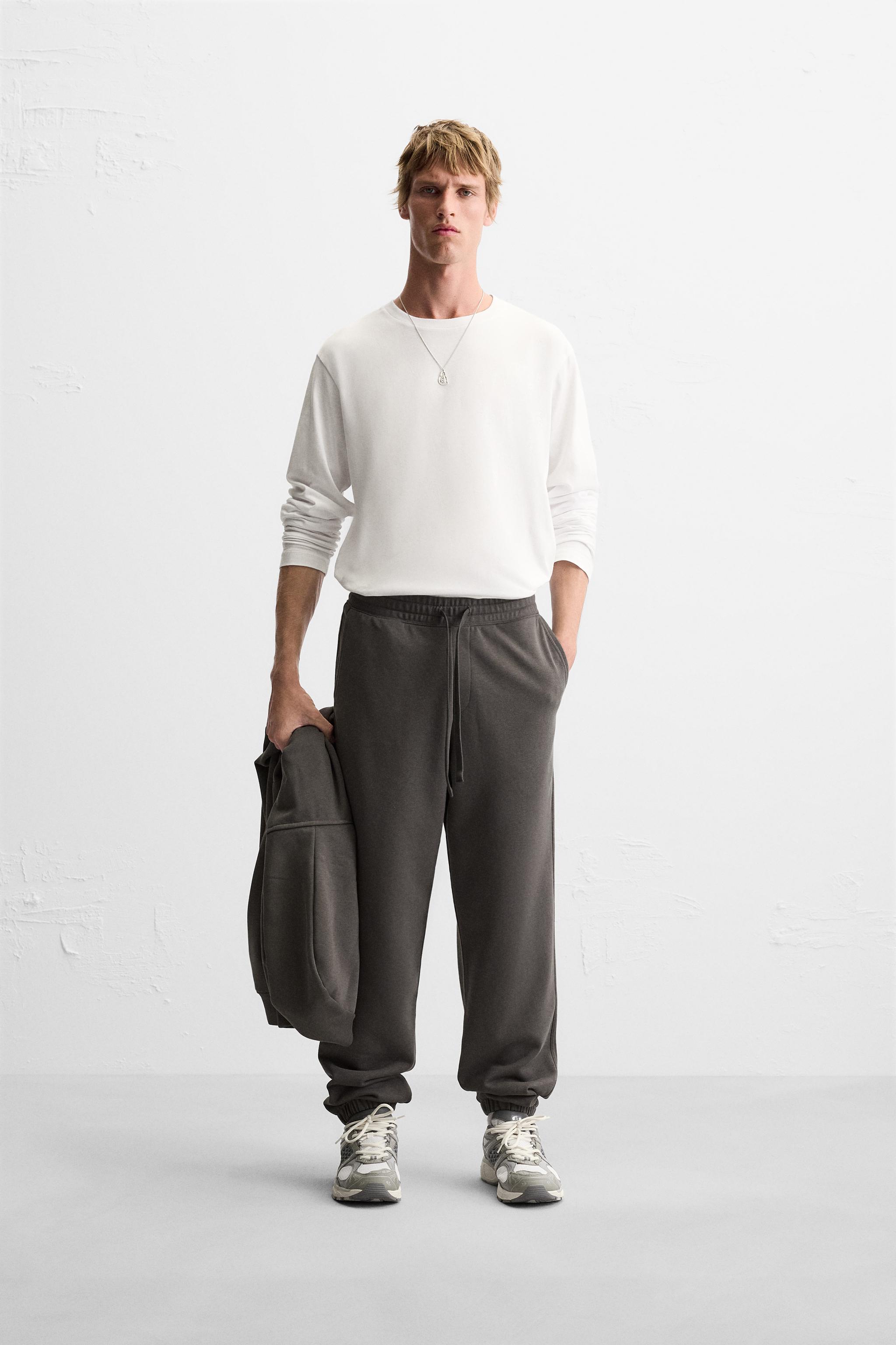 Men s Grey Trousers Explore our New Arrivals ZARA United Arab Emirates