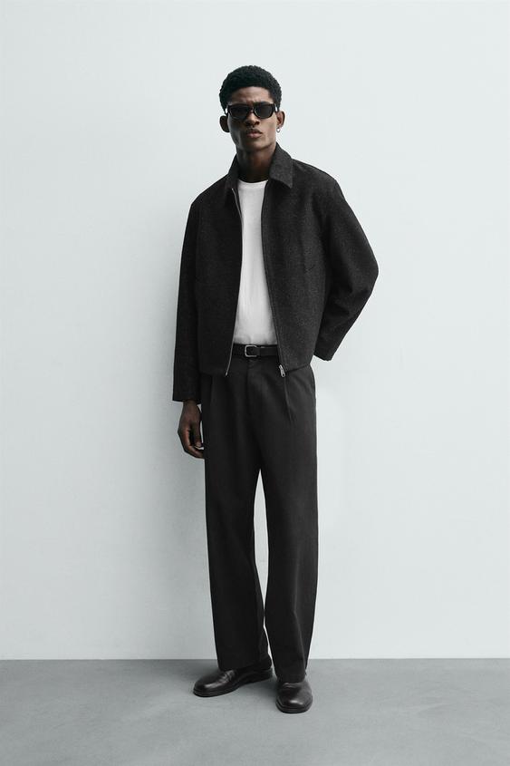 SHINY TEXTURED JACKET