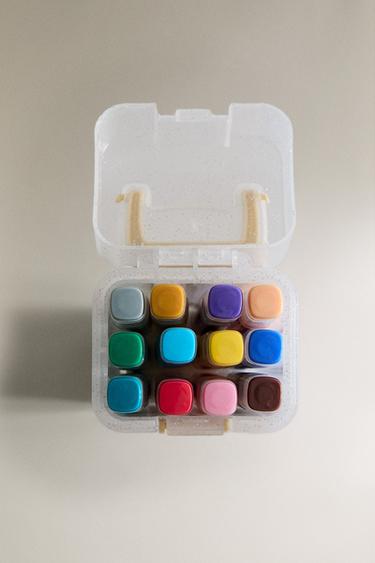 CHILDREN'S GLITTER MARKERS (PACK OF 12) - Multicoloured by Zara - Image 2