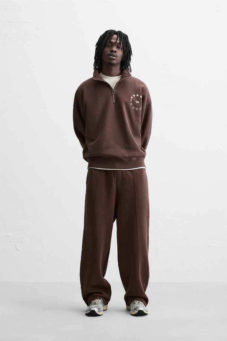 Felpa Cropped Felpa Oversize Cappuccio Zara Zara Italia Felpa