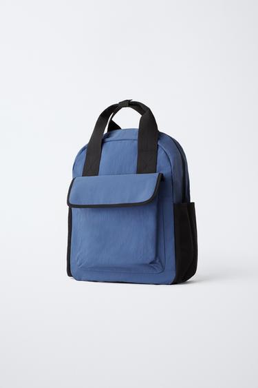 BASIC BACKPACK - Blue by Zara