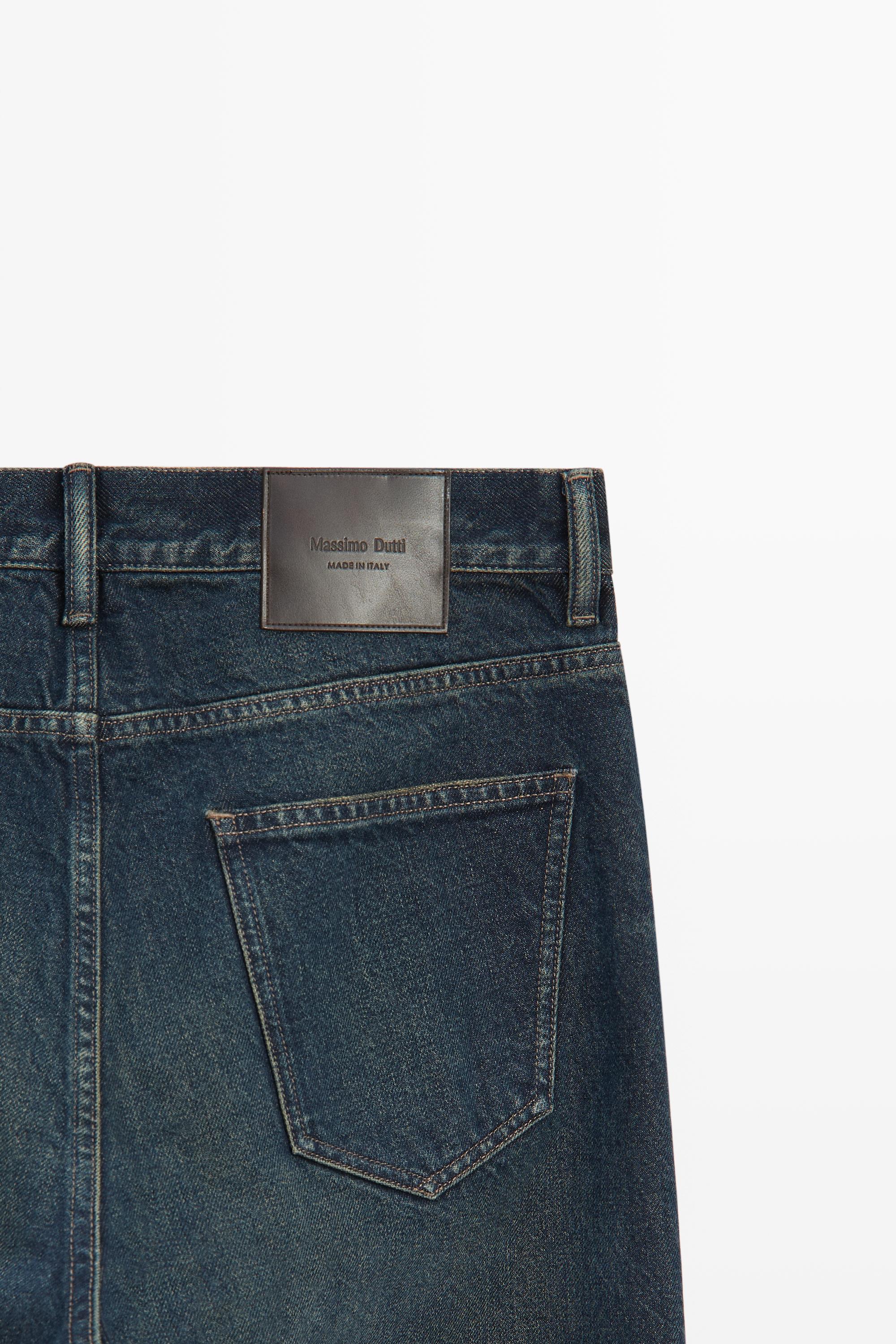 Straight-leg jeans