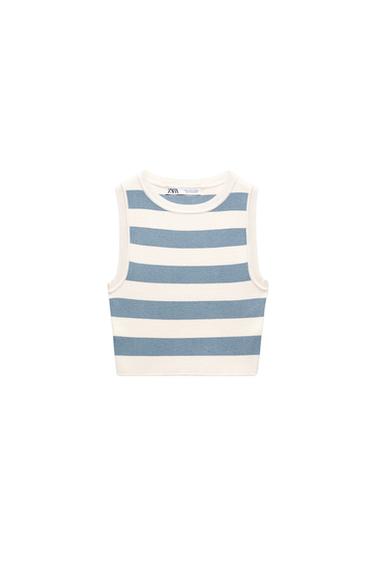 CROPPED KNIT TOP