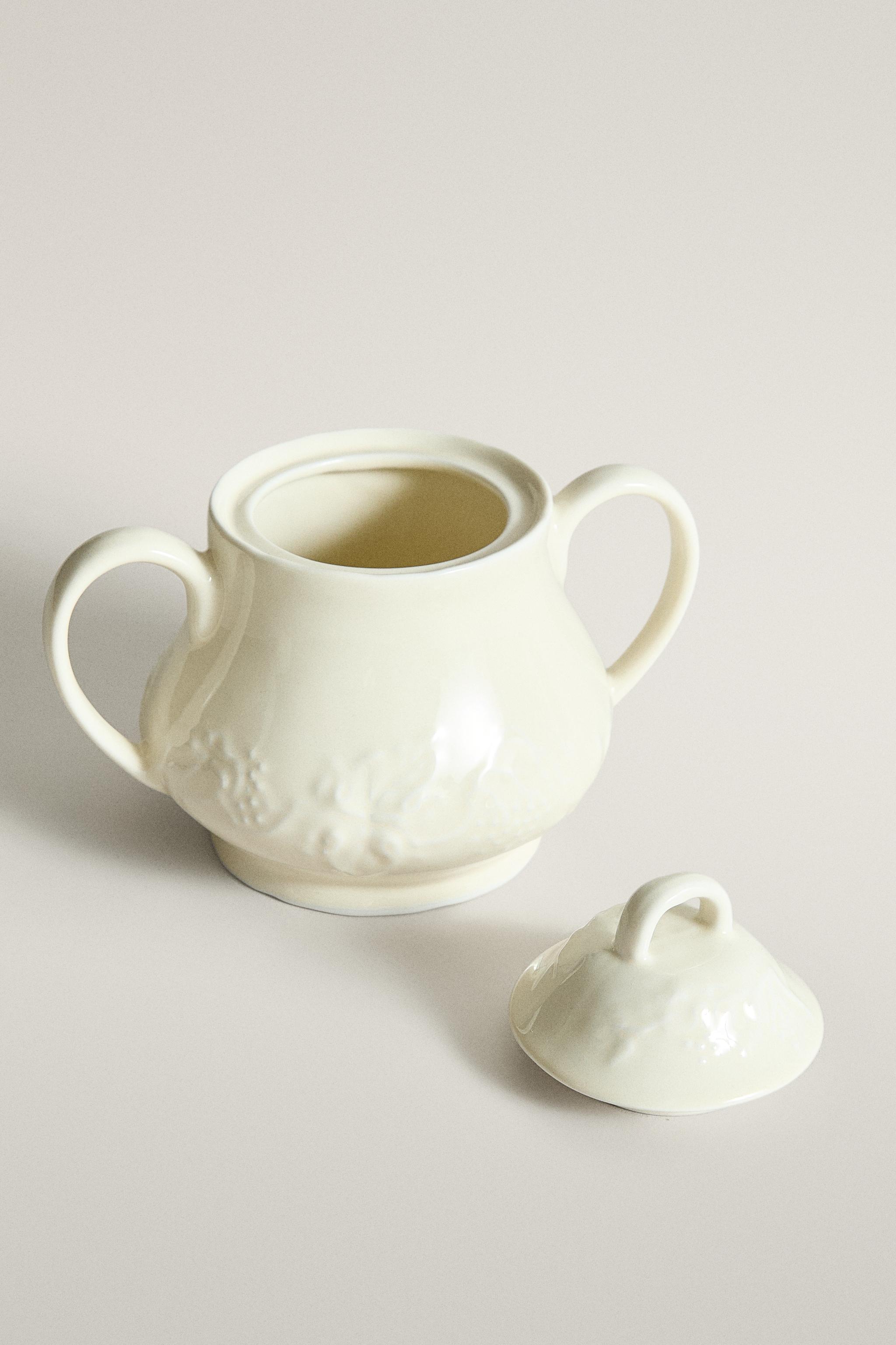 GRAPE PORCELAIN SUGAR BOWL