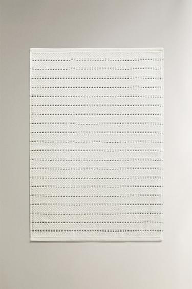 TORCHON DE CUISINE COTON ÉPONGE - noir/jaune de Zara - Image 1