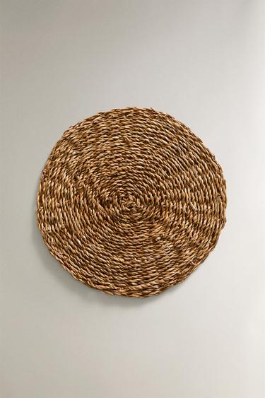 Zara WOVEN FIBER PLACEMAT - Light beige