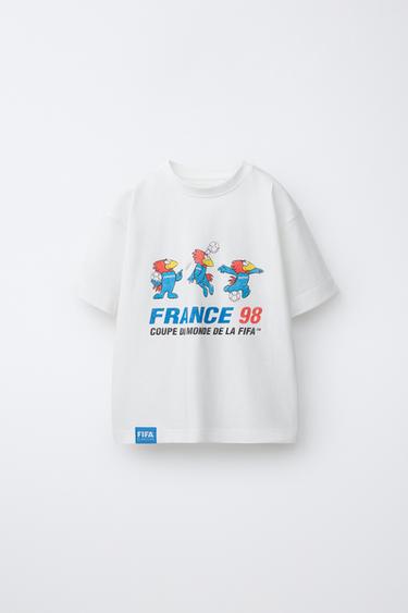 T-SHIRT À LOGO IMPRIMÉ - Bleu | France T-SHIRT À LOGO IMPRIMÉ - Bleu | France