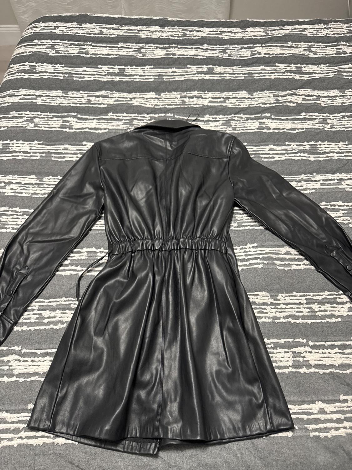 FAUX LEATHER DRESS - Image 2