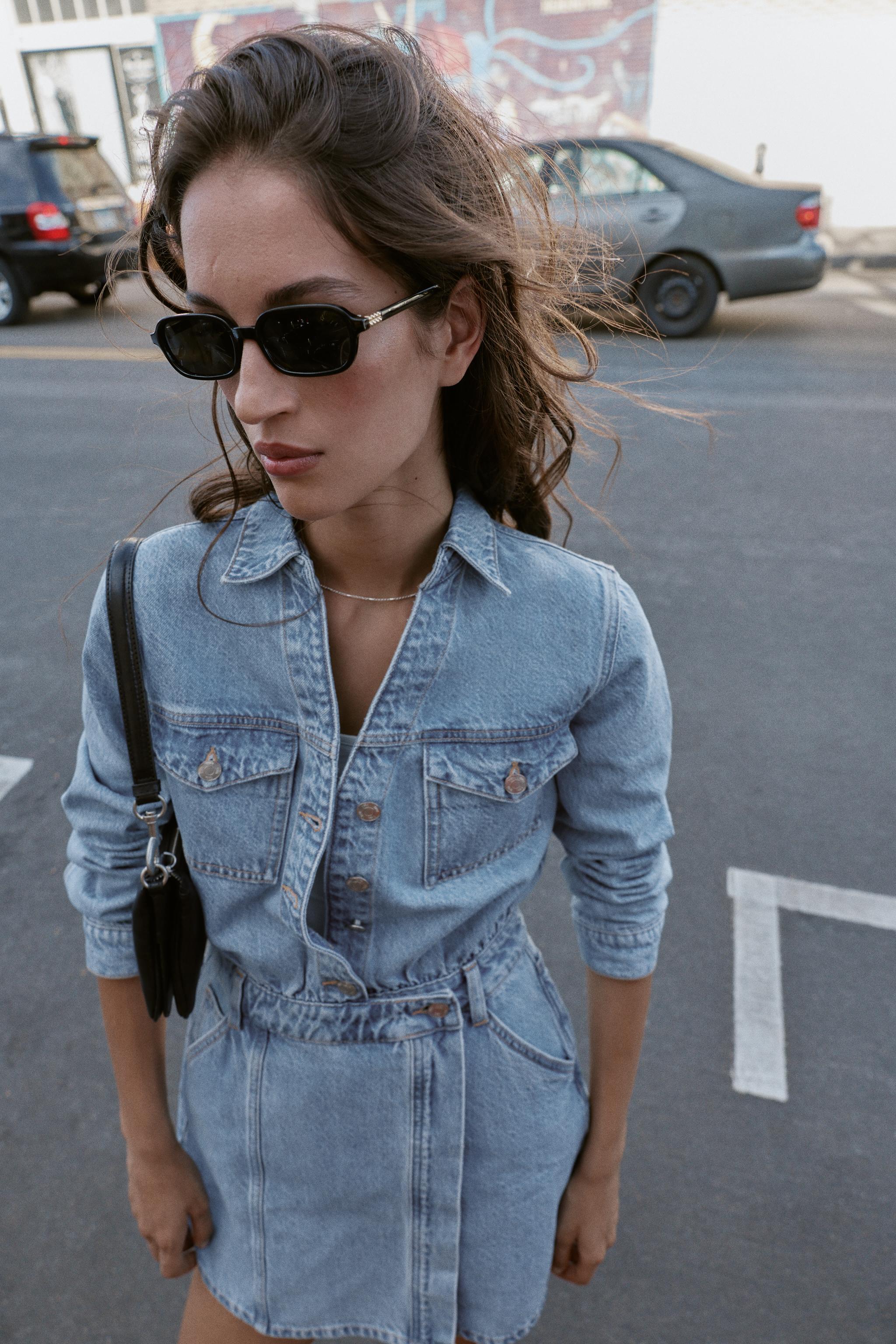 ROBE COURTE EN DENIM Z1975