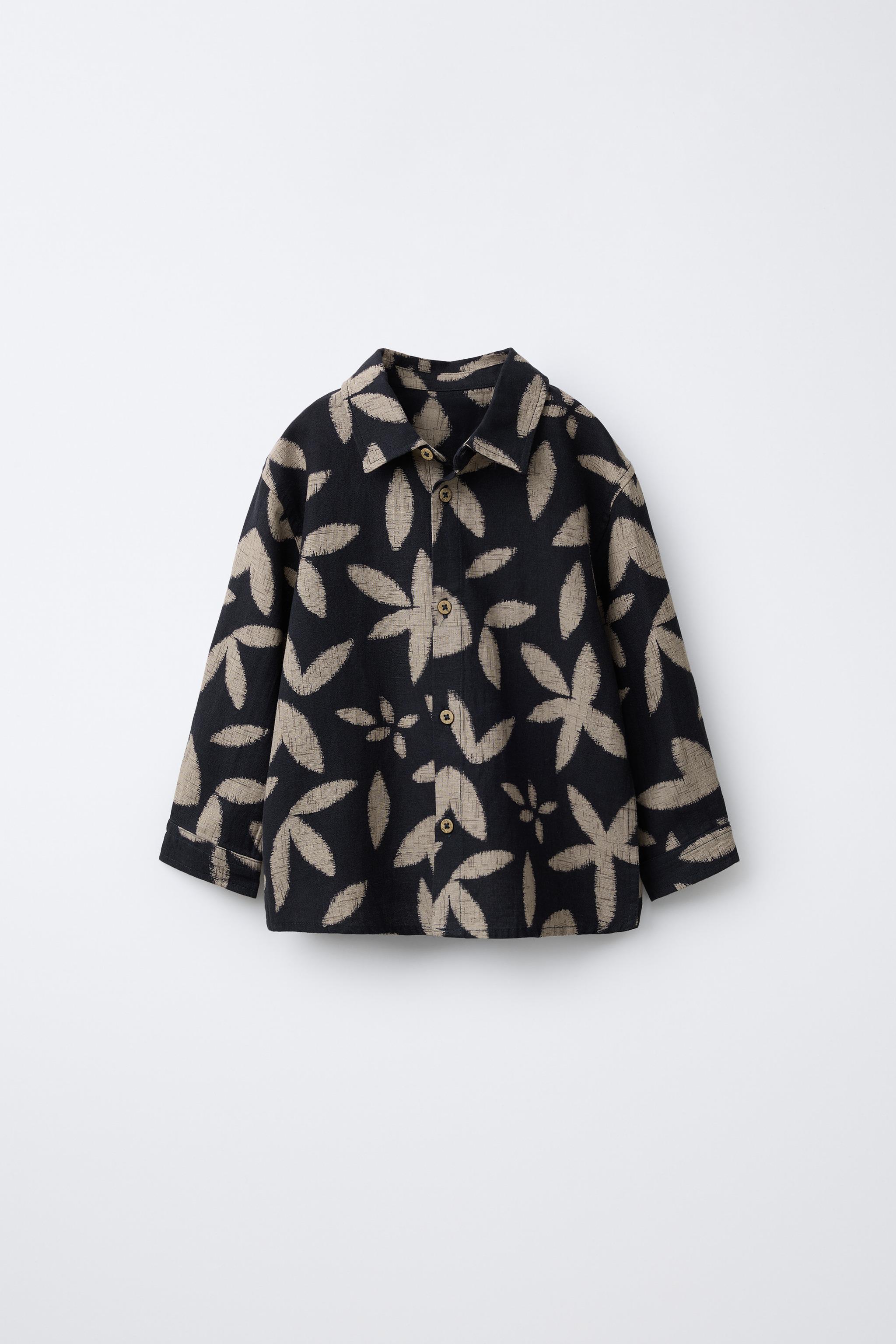CHEMISE IMPRIMÉE FEUILLES