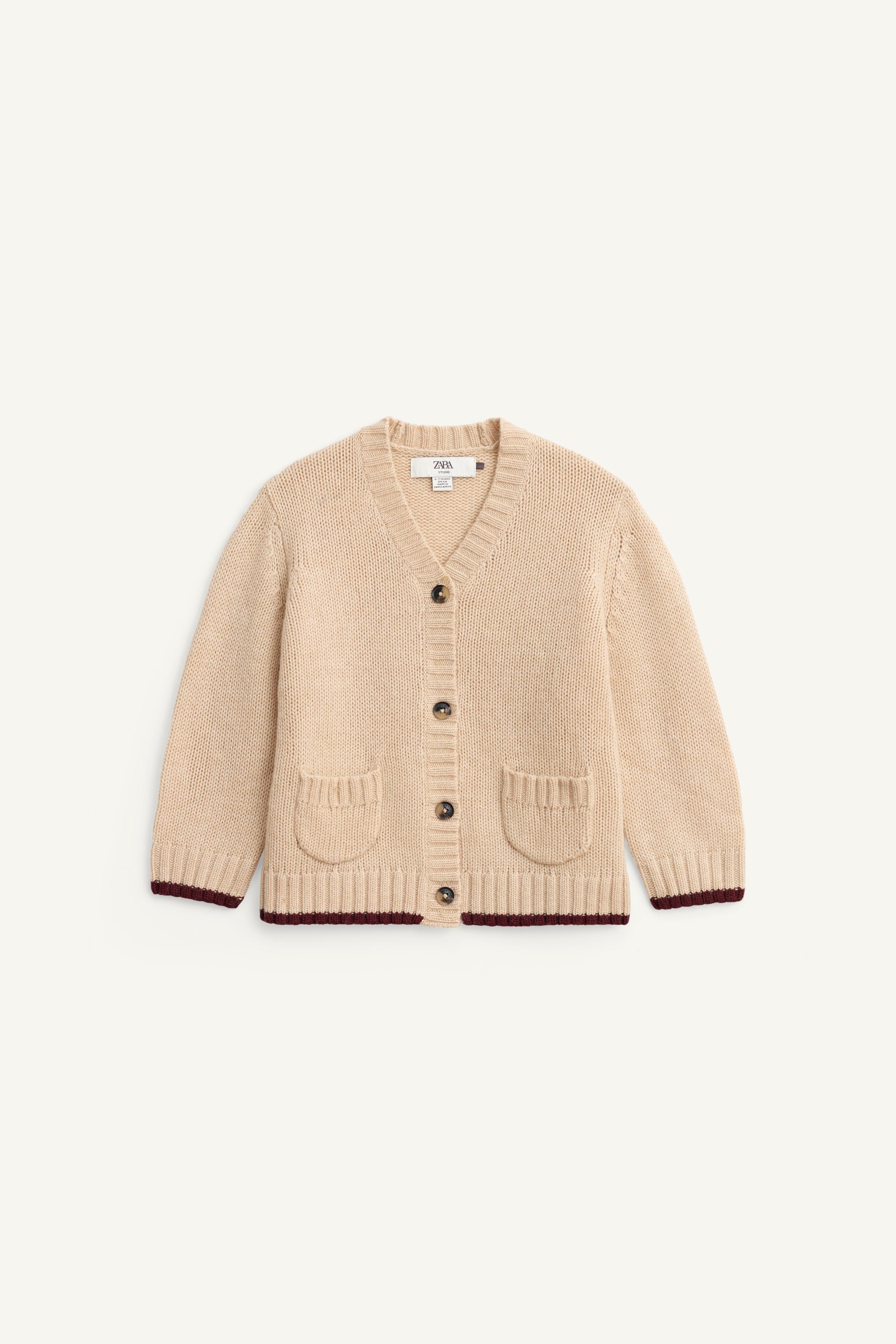 トップス UNUSED Wool knit cardigan Loop-knit cardigan in wool blend | Lindex