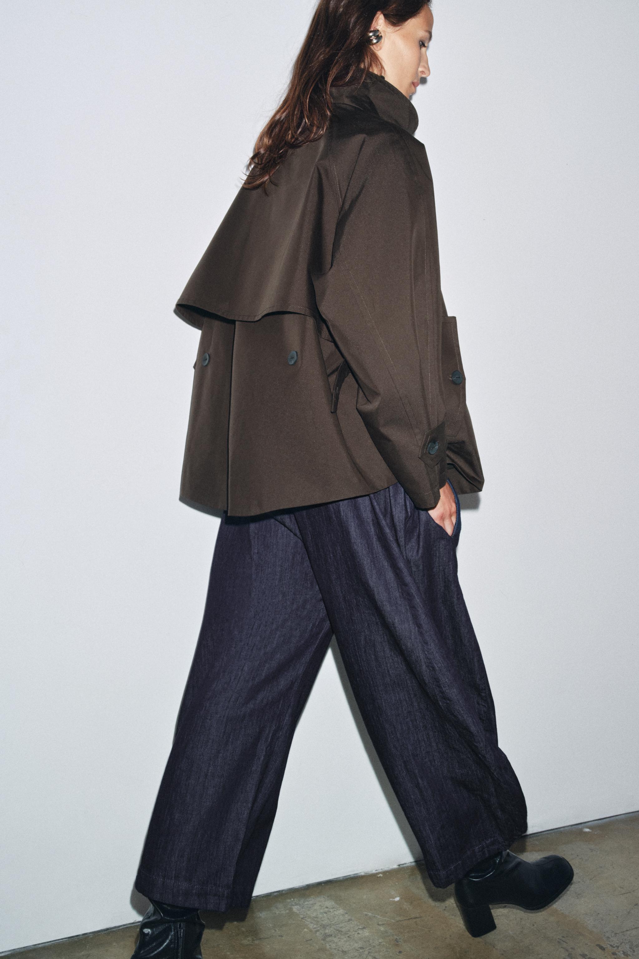 撥水加工入りジャケット ZW COLLECTION - チョコレート | ZARA Japan