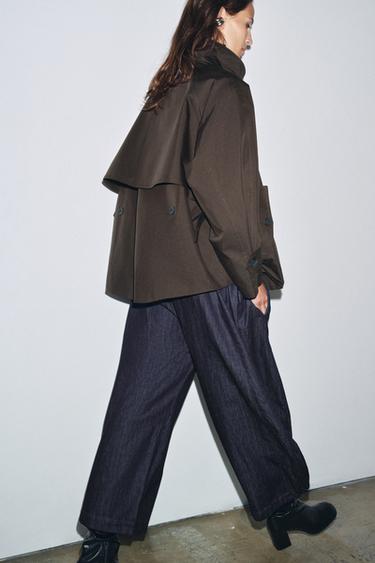 PARKA WATER REPELLENT ZW COLLECTION - Chocolat de Zara - Image 4