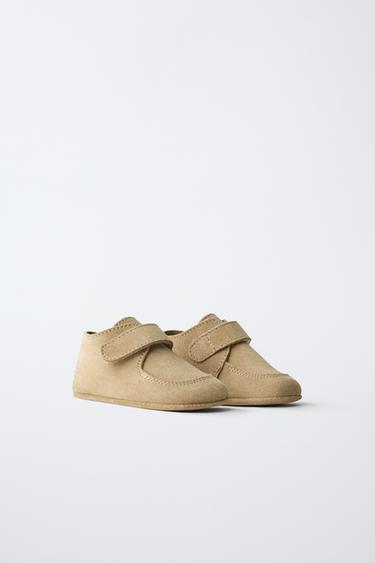 LEATHER SHOES - Sand Brown de Zara - Image 1