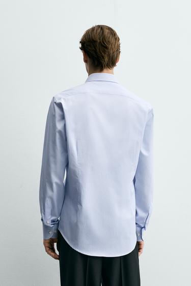 CHEMISE REGULAR FIT COTON - Rayures de Zara - Image 2