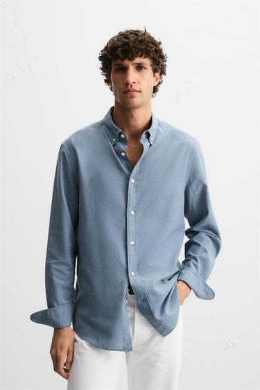 CAMISA REGULAR FIT - az-empolvado de Zara