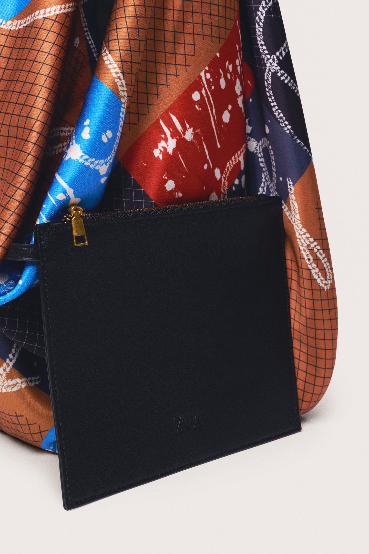 Женская сумка Zara Limited Edition Printed Shopper Shoulder, цвет: Разноцветный — фото 7