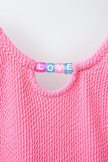 2-6 ANS/ MAILLOT DE BAIN UNE PIÈCE FANTAISIE - Fuchsia de Zara - Image 2