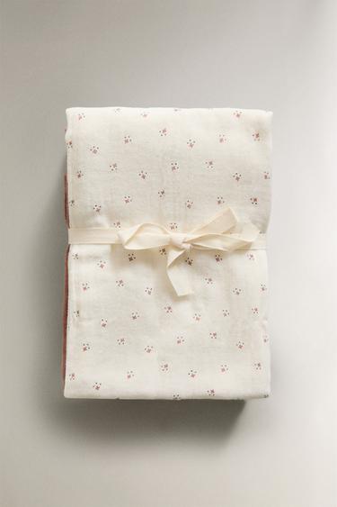 SET OF BABY MUSLIN CLOTHS - Ecru by Zara