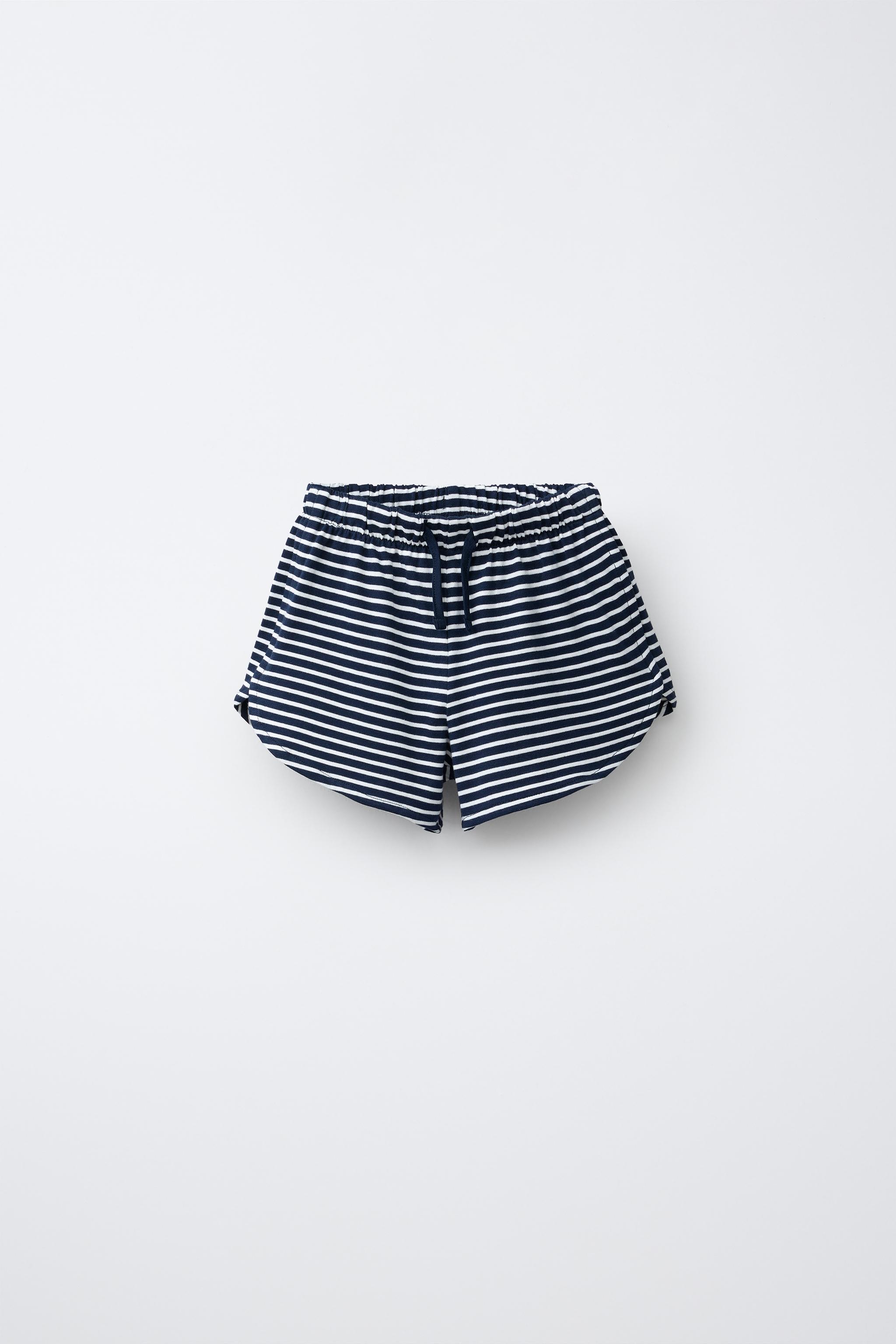 HEAVYWEIGHT PLAIN SHORTS — striped