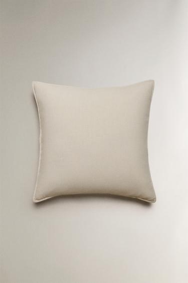FEDERA CUSCINO LINO E COTONE - Écru di Zara