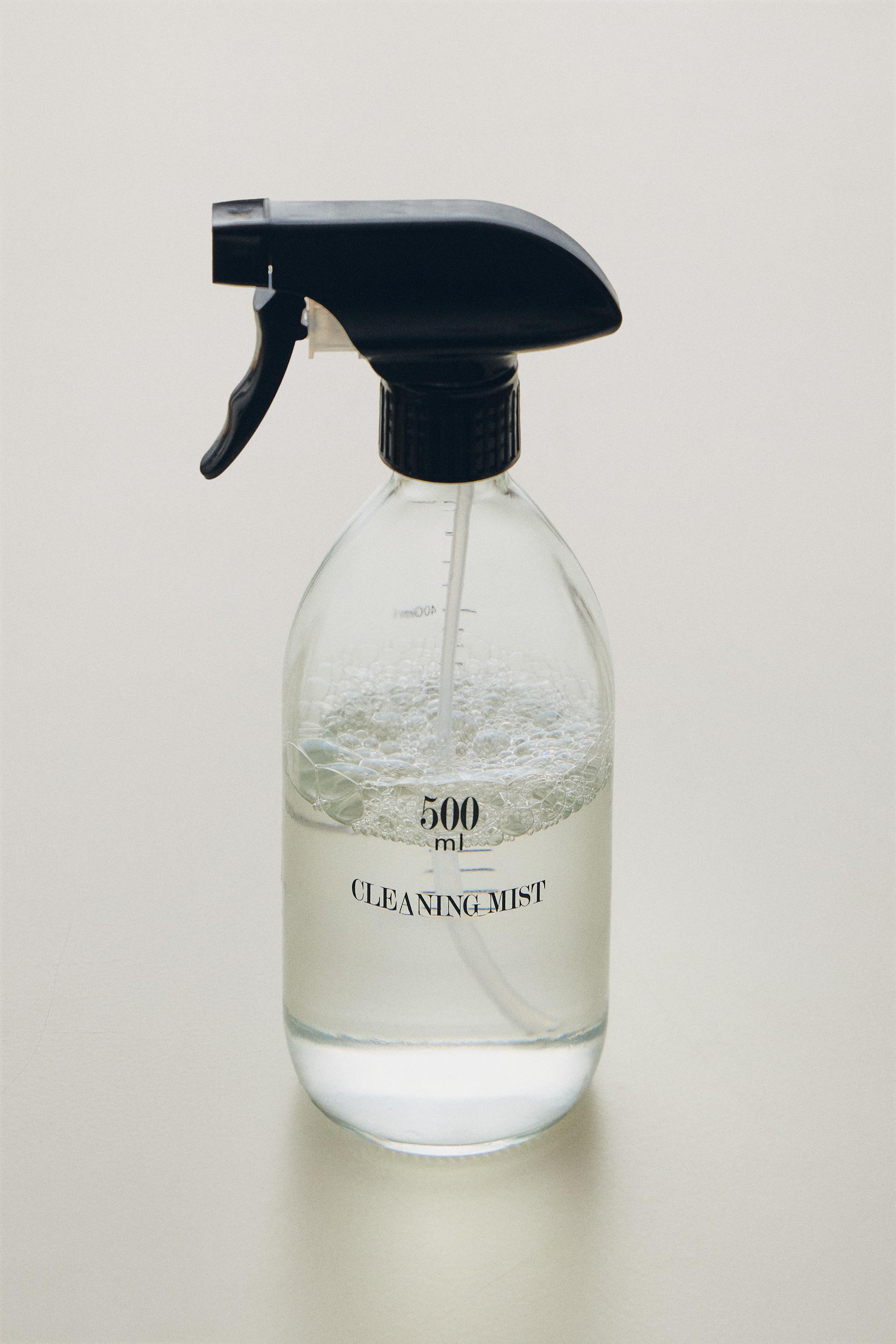 (500 ML) REFILLABLE MEASURING SPRAY BOTTLE — Glass
