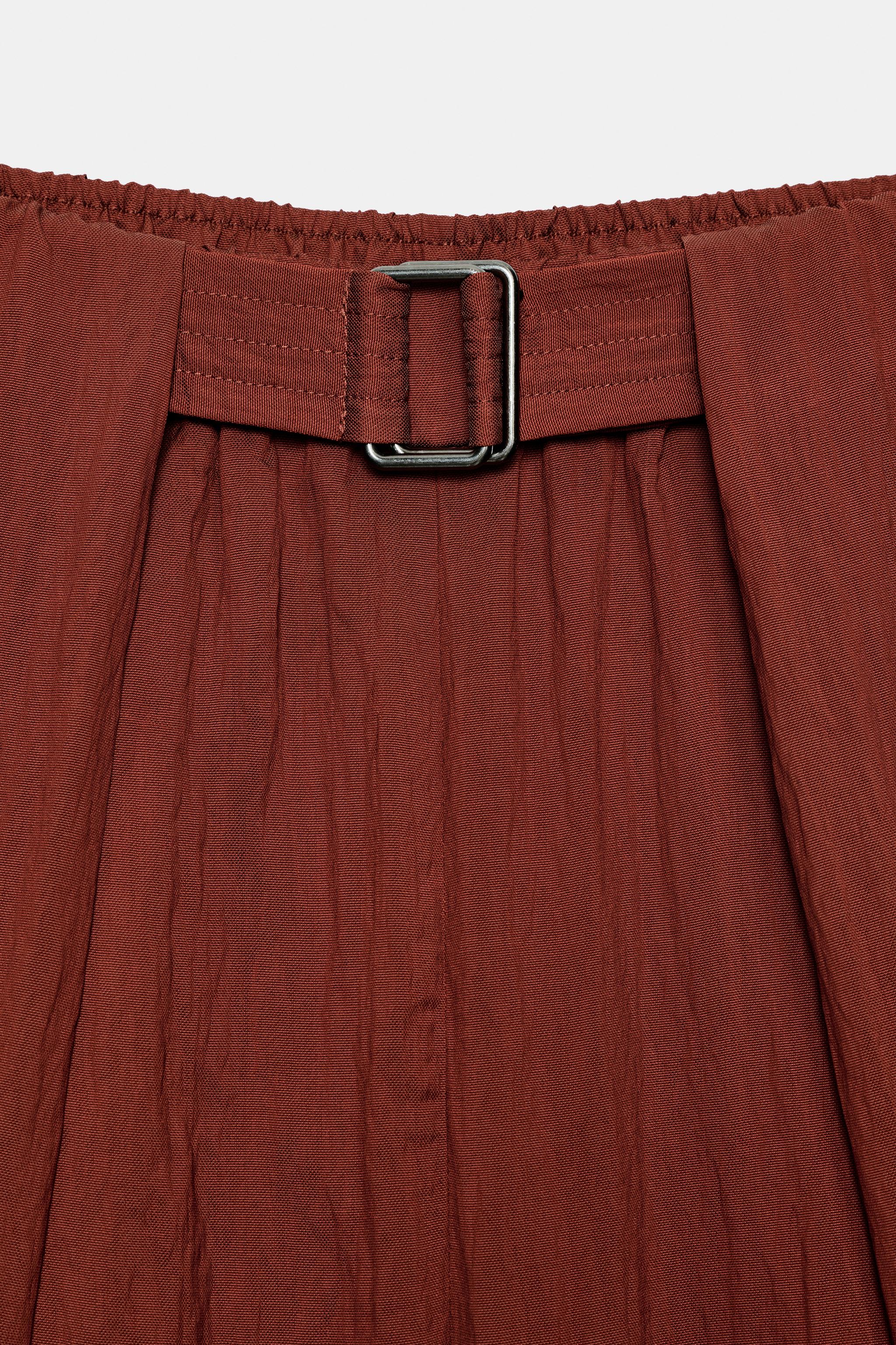 PANTALON AVEC CEINTURE À BOUCLE ZW COLLECTION