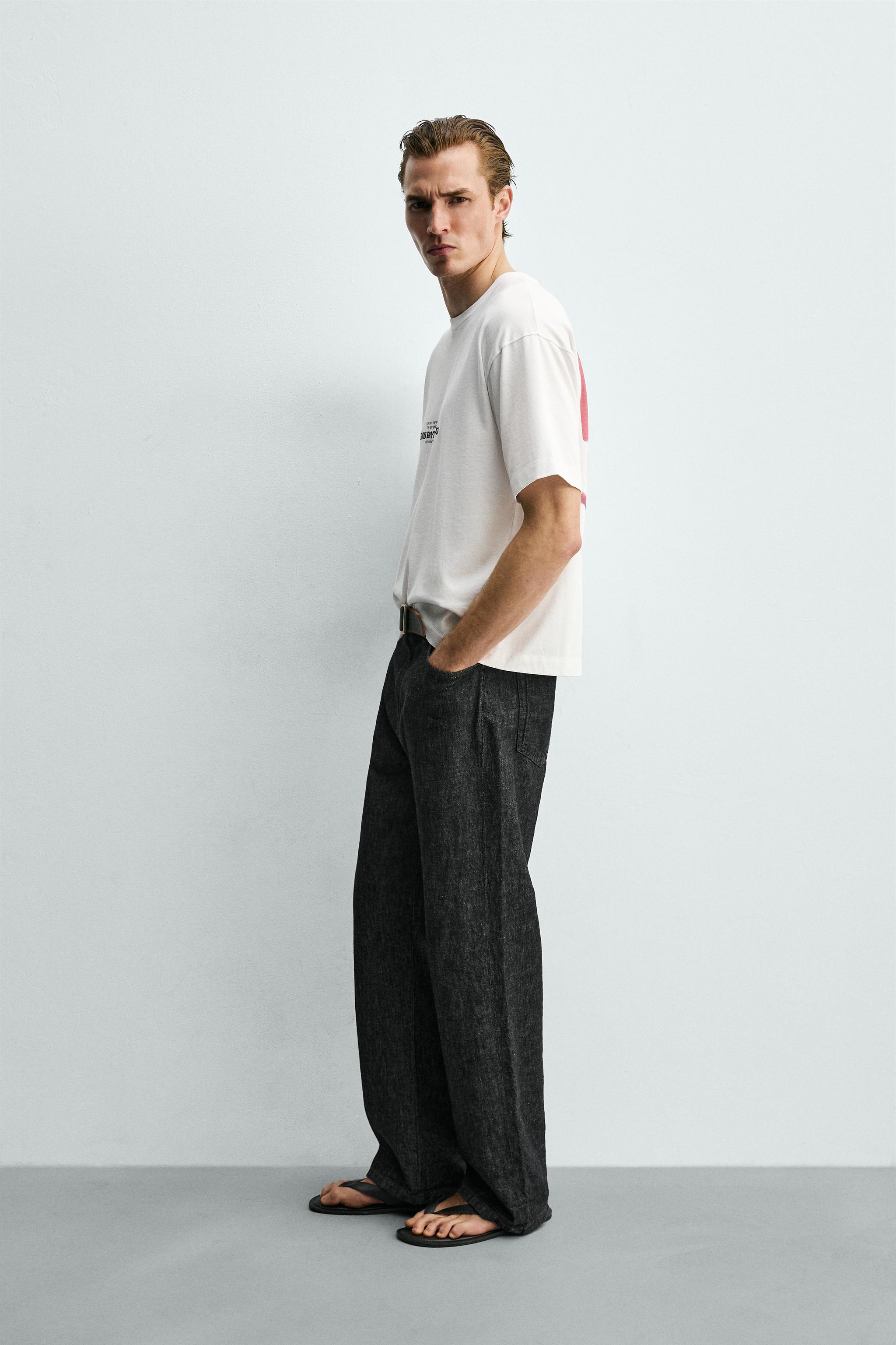 COMBINATION EMBROIDERY BOXY FIT T-SHIRT