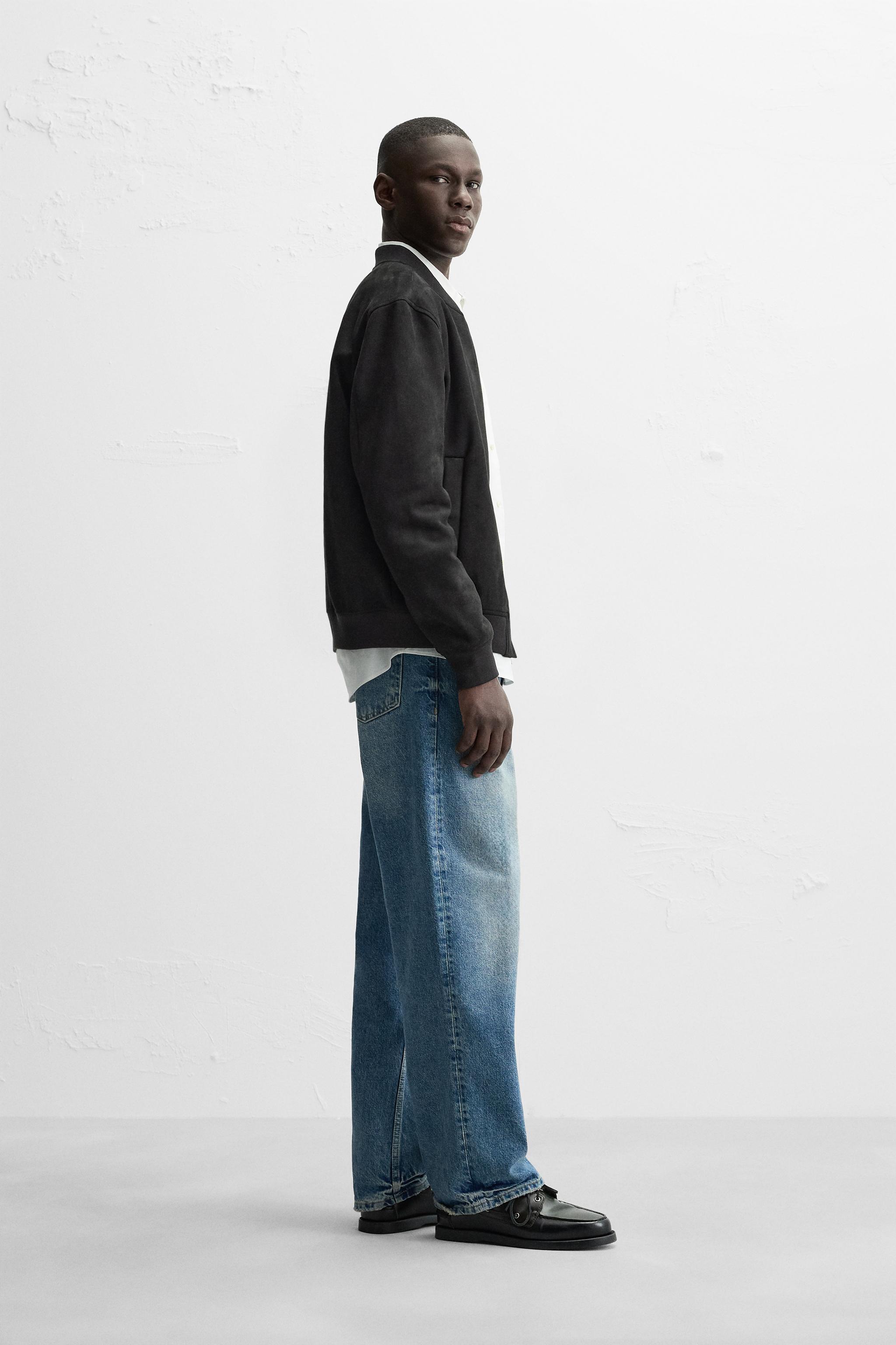 フェイクスエード ボンバージャケット - ストーン | ZARA Japan フェイクスエード ボンバージャケット - ストーン | ZARA Japan