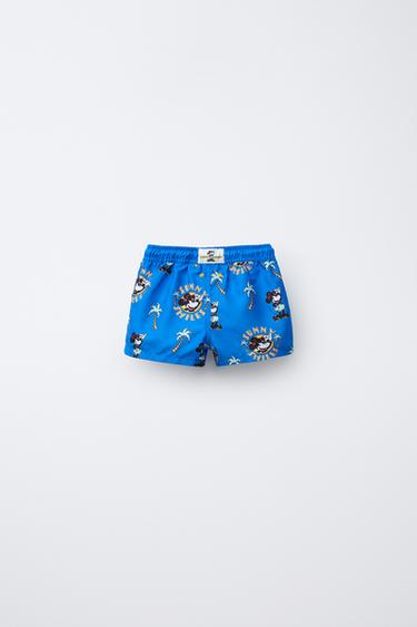 AGES 2-6/ MICKEY MOUSE © DISNEY SWIM BERMUDA SHORTS - Bluish by Zara - Image 1