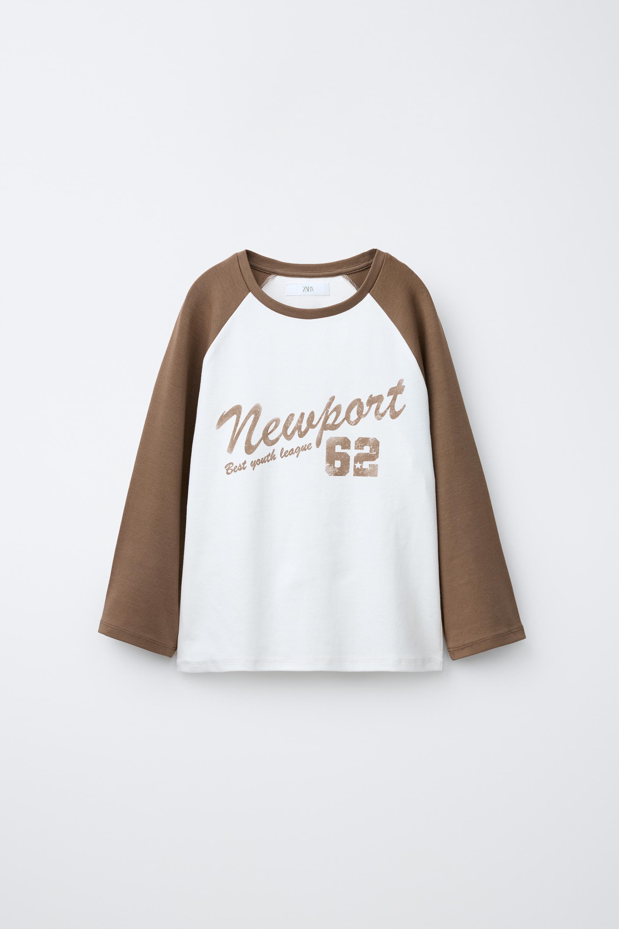 CAMISETA MANGA RANGLÁN TEXTO