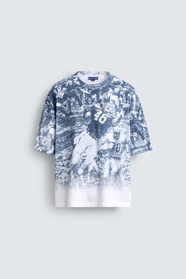 T-SHIRT ESTAMPADO FUTEBOL AMERICANO CHAMPION ® X ZARA - Estampado da Zara