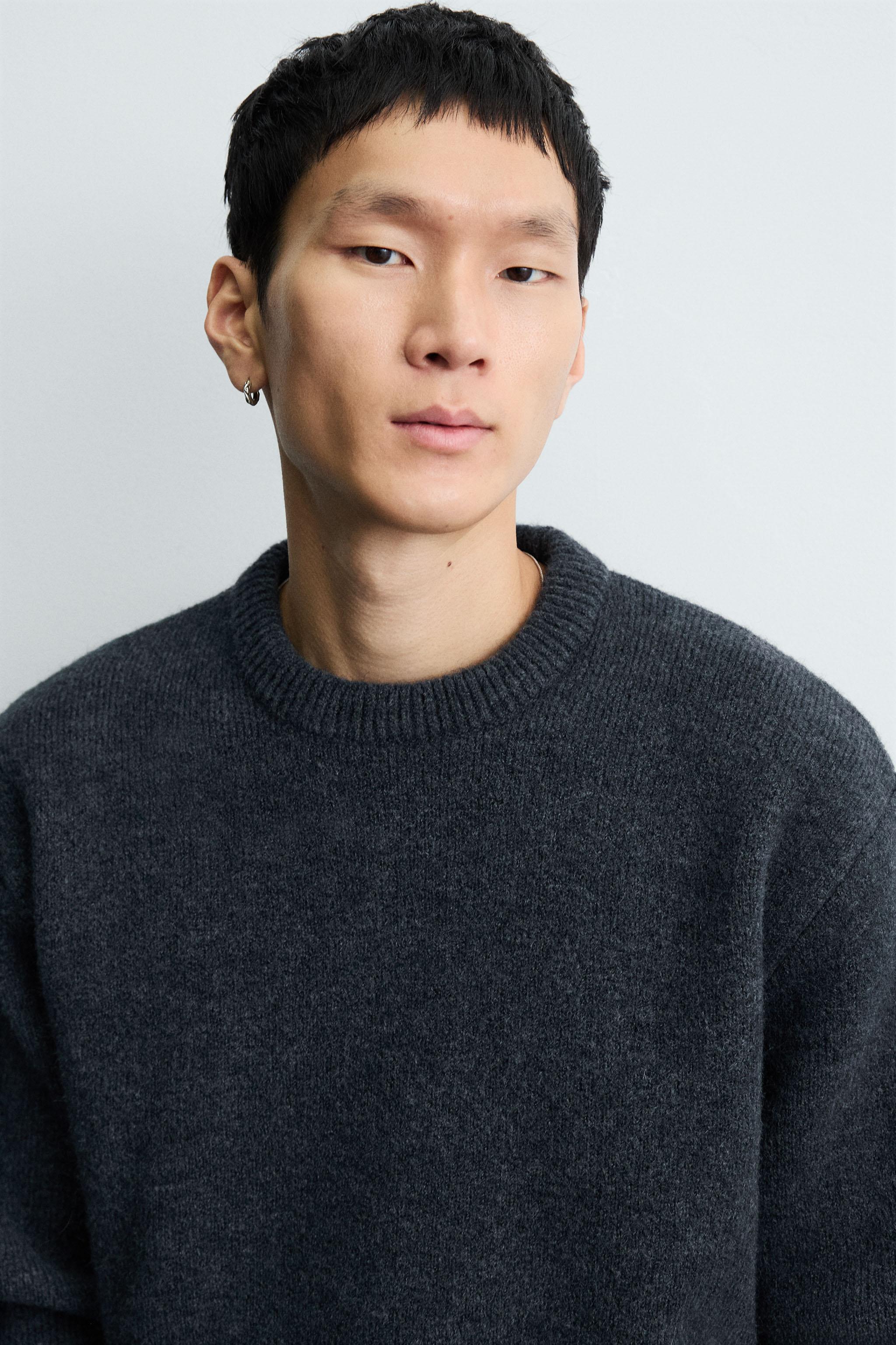 Zara BOXY FIT TEXTURED JUMPER - thumbnail 5 of 8