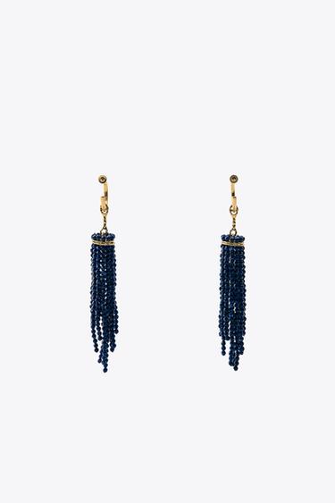 BOUCLES D'OREILLES CASCADE FANTAISIE - Doré de Zara - Image 4