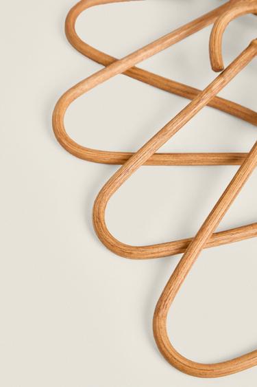 CINTRE ENFANT ROTIN (LOT DE 4) - Beige clair de Zara - Image 2