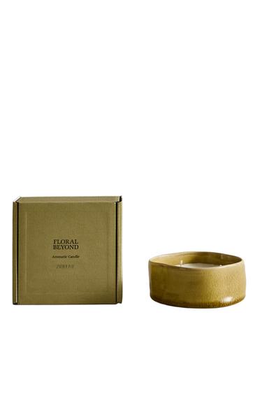 Zara (170 G) FLORAL BEYOND SCENTED CANDLE - 淺紅色