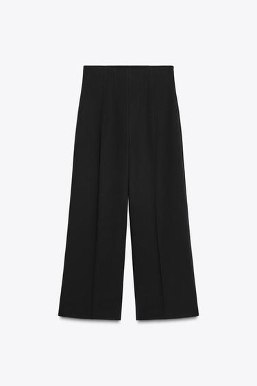 PANTALÓN CULOTTE ZW COLLECTION - Negro de Zara