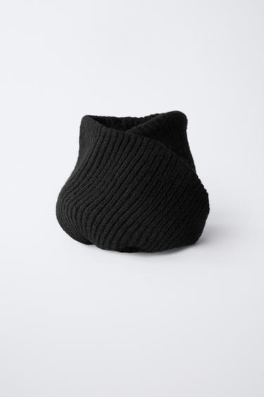TOUR DE COU BASIQUE EN MAILLE - Noir de Zara - Image 2