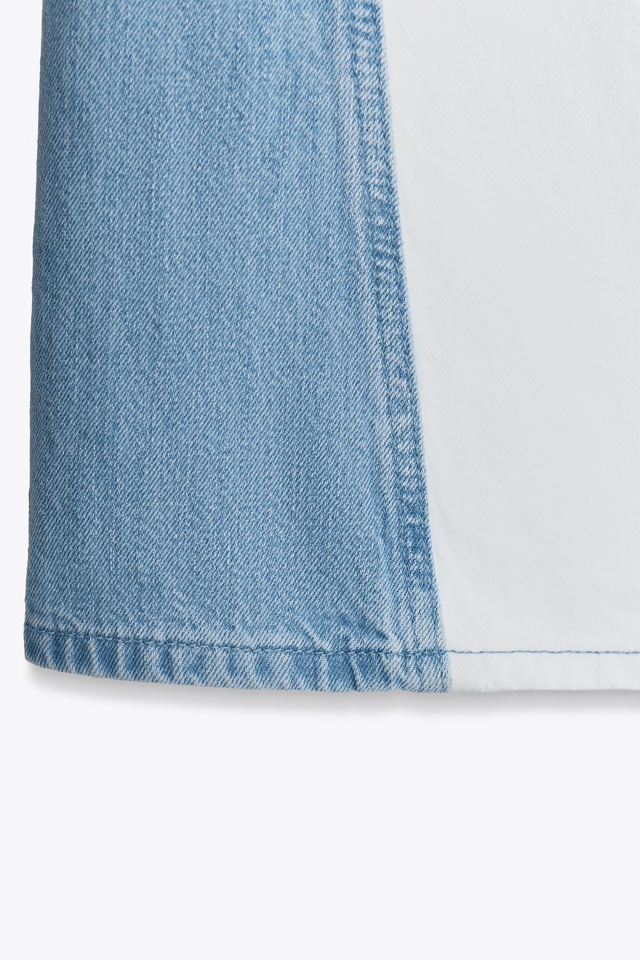 JEAN DROIT TAILLE MOYENNE COMBINÉ Z1975