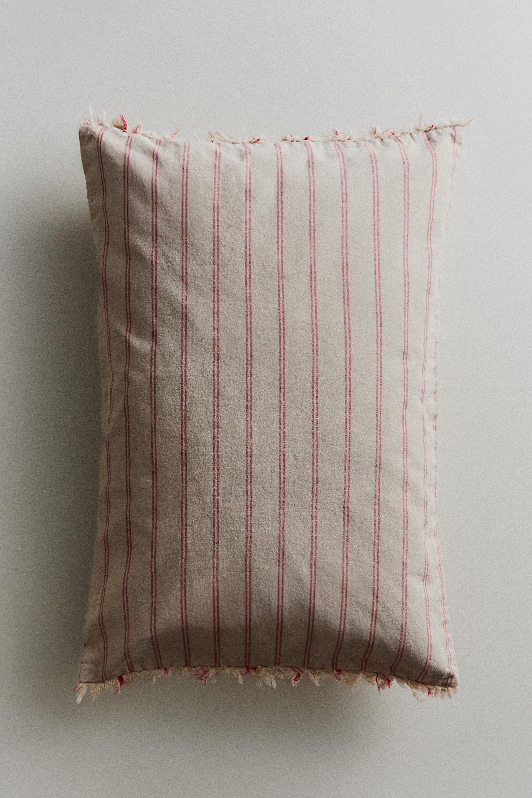 HOUSSE DE COUSSIN RAYURES