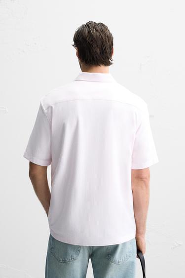 CHEMISE REGULAR FIT SOFT - Rose / Blanc de Zara - Image 2