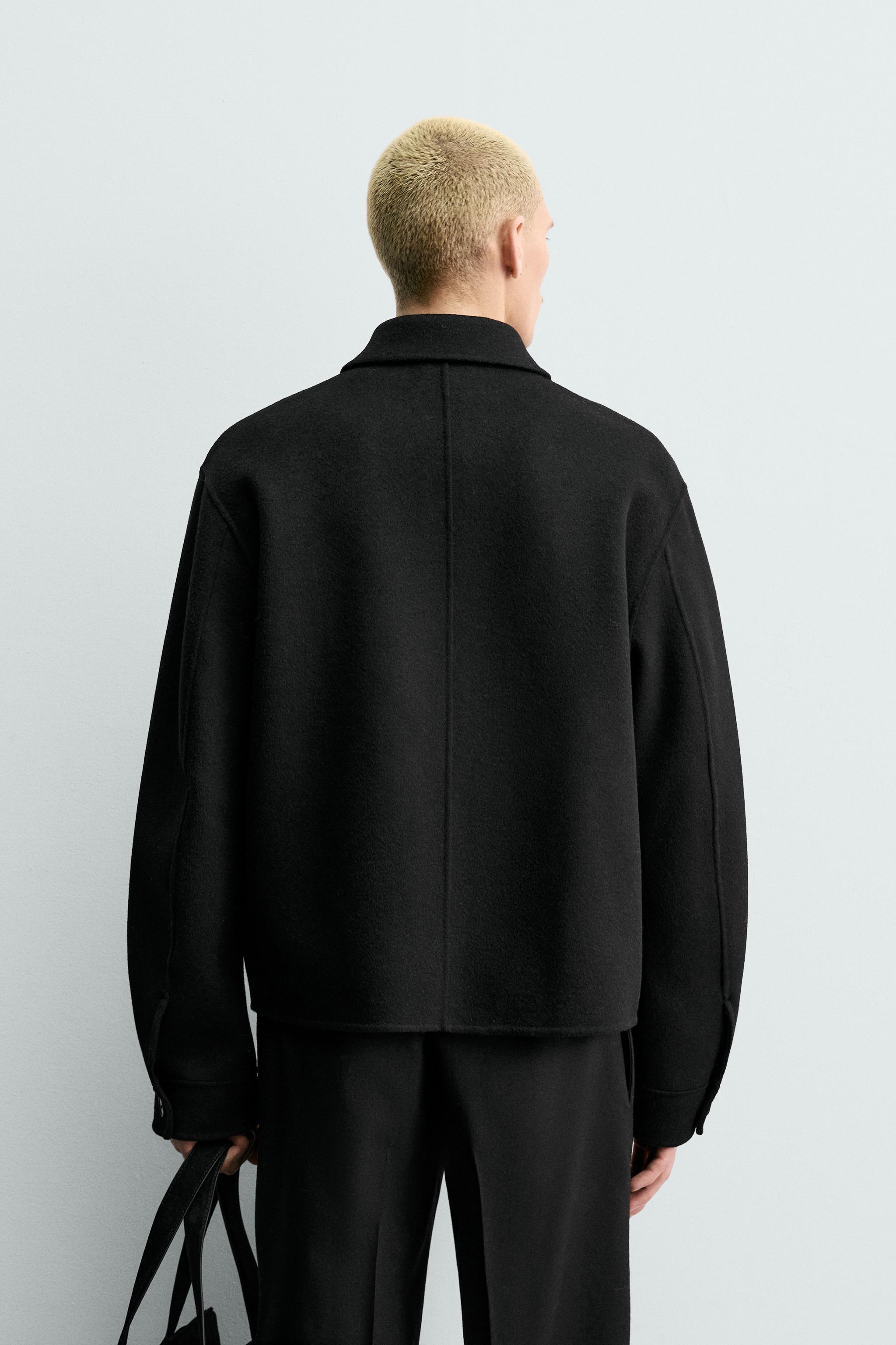 ORIGINS WOOL ZIPPERED JACKET - Black | ZARA United States