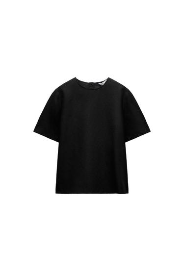 LINEN BLEND TOP ZW COLLECTION