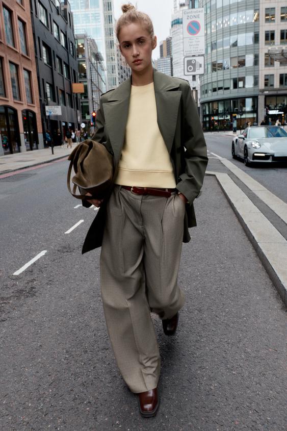 WATER REPELLENT WINDPROOF DOUBLE-BREASTED TRENCH COAT