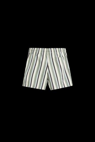 Zara STRIPED MID-LENGTH SWIMSUIT - various