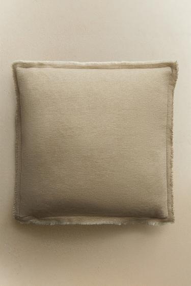 CAPA DE ALMOFADA DE CHENILLE - Bege-claro da Zara
