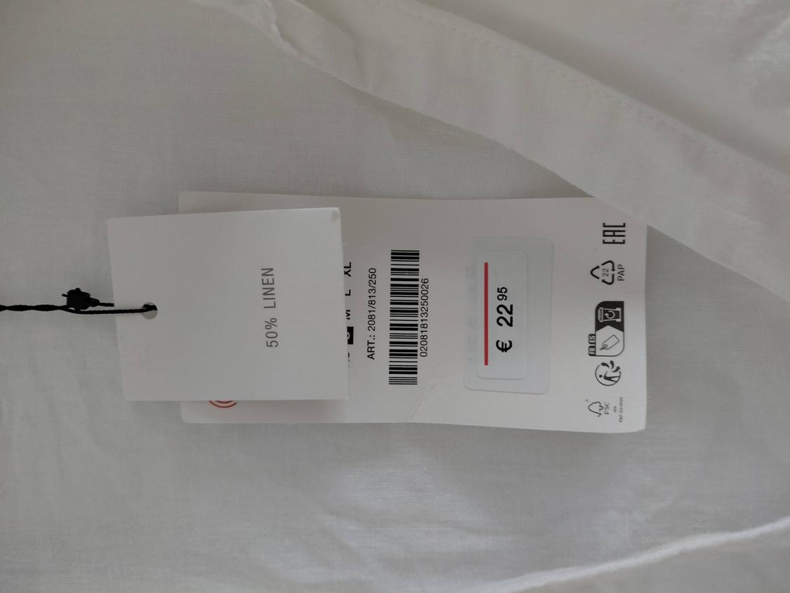 LINEN BLEND PUFF SLEEVE SHIRT - Image 3
