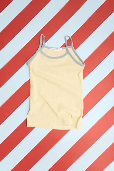 ZARA TIMELESS - LOT DE TROIS HAUTS DÉTAIL LISERÉS CONTRASTE - Multicolore de Zara - Image 1