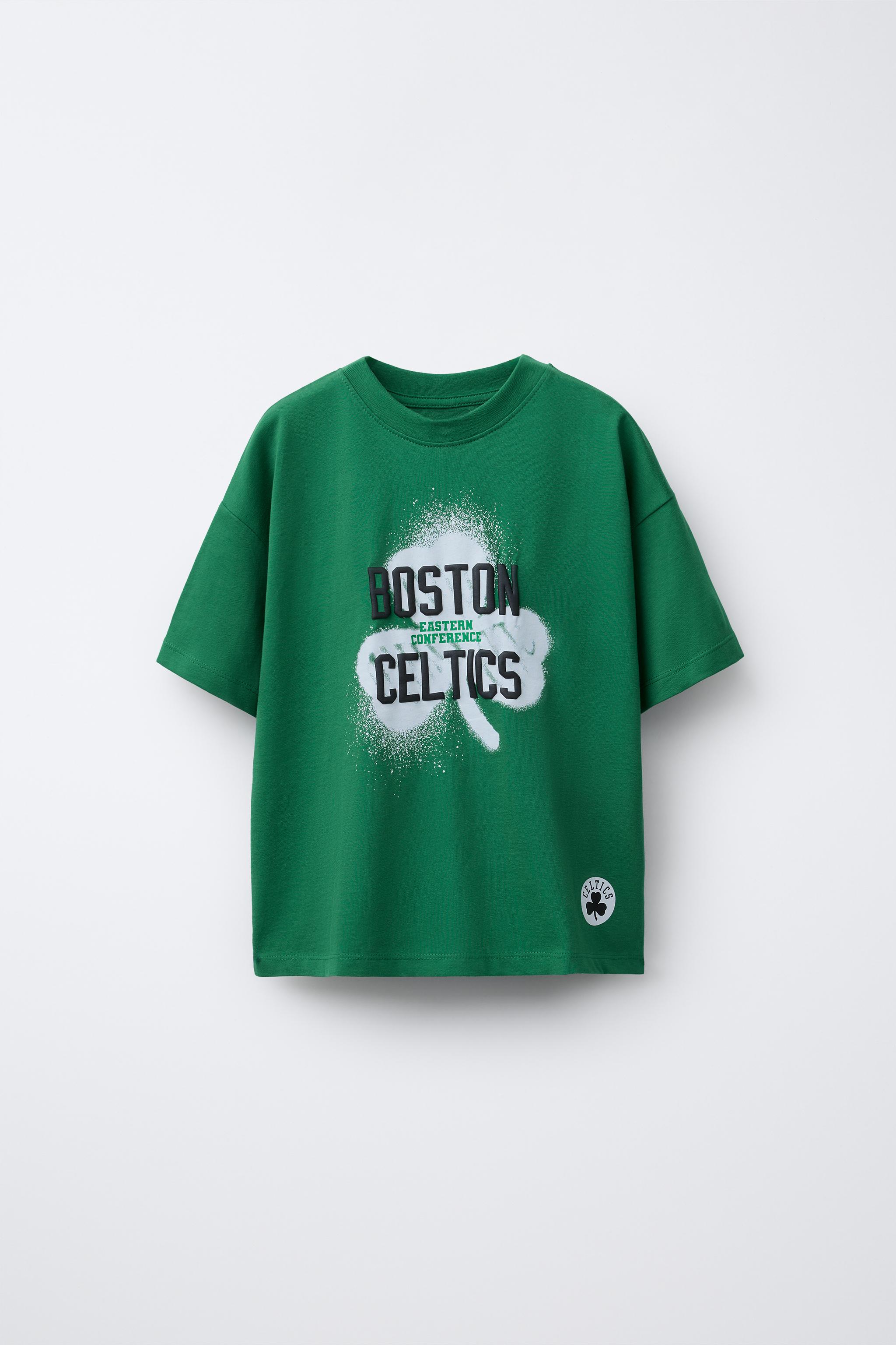 BOSTON CELTICS 緑 Tシャツ Men's Green Boston Celtics Number One Dad T-Shirt